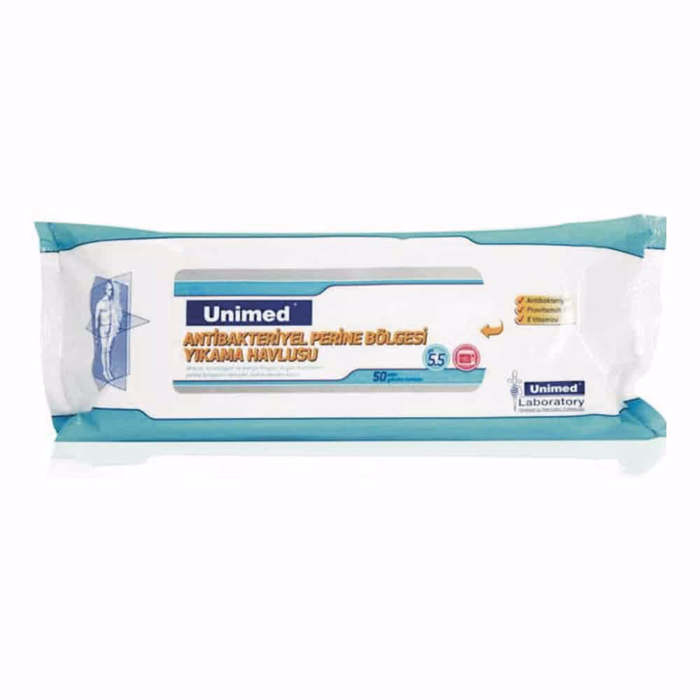 Haspet Antibacterial Patient Cleansing Wipes 30×32 cm (50 pcs)