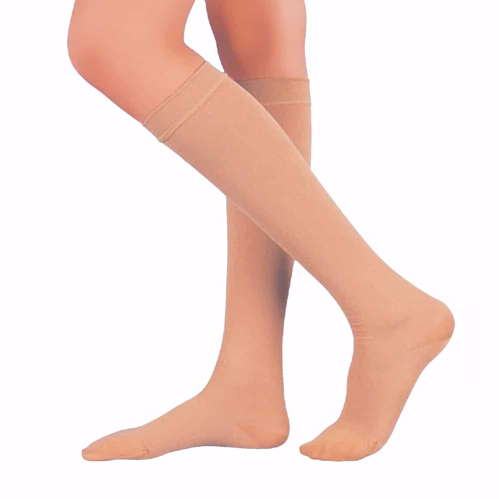 Diz Altı Varis Çorabı CCL2 22-34 mmHg Krem