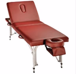 PZR1S30 Katlanabilir Ayaklı Muayene/Masaj Divanı (Bordo)
