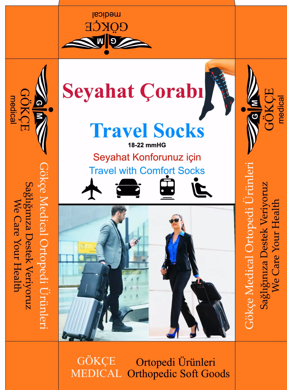 Seyahat Çorabı (18–22 mmHg)