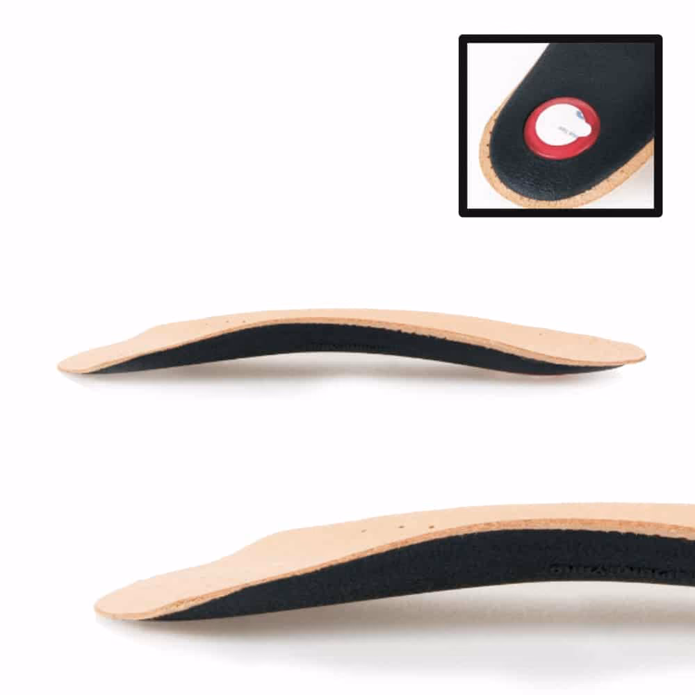 Half-Length Leather Insole with Activated Carbon
